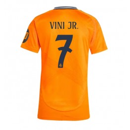 Real Madrid Vinicius Junior #7 Uit tenue Dames 2024-25 Korte Mouw